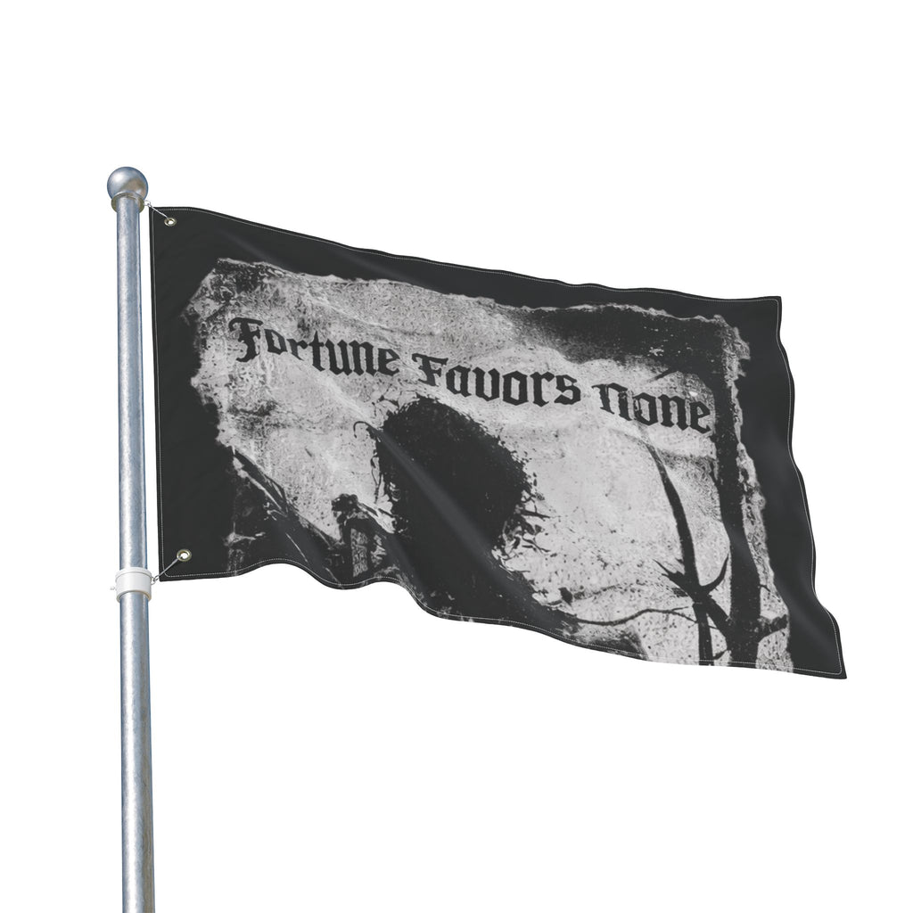 Fortune Favors None // Graphic Flag