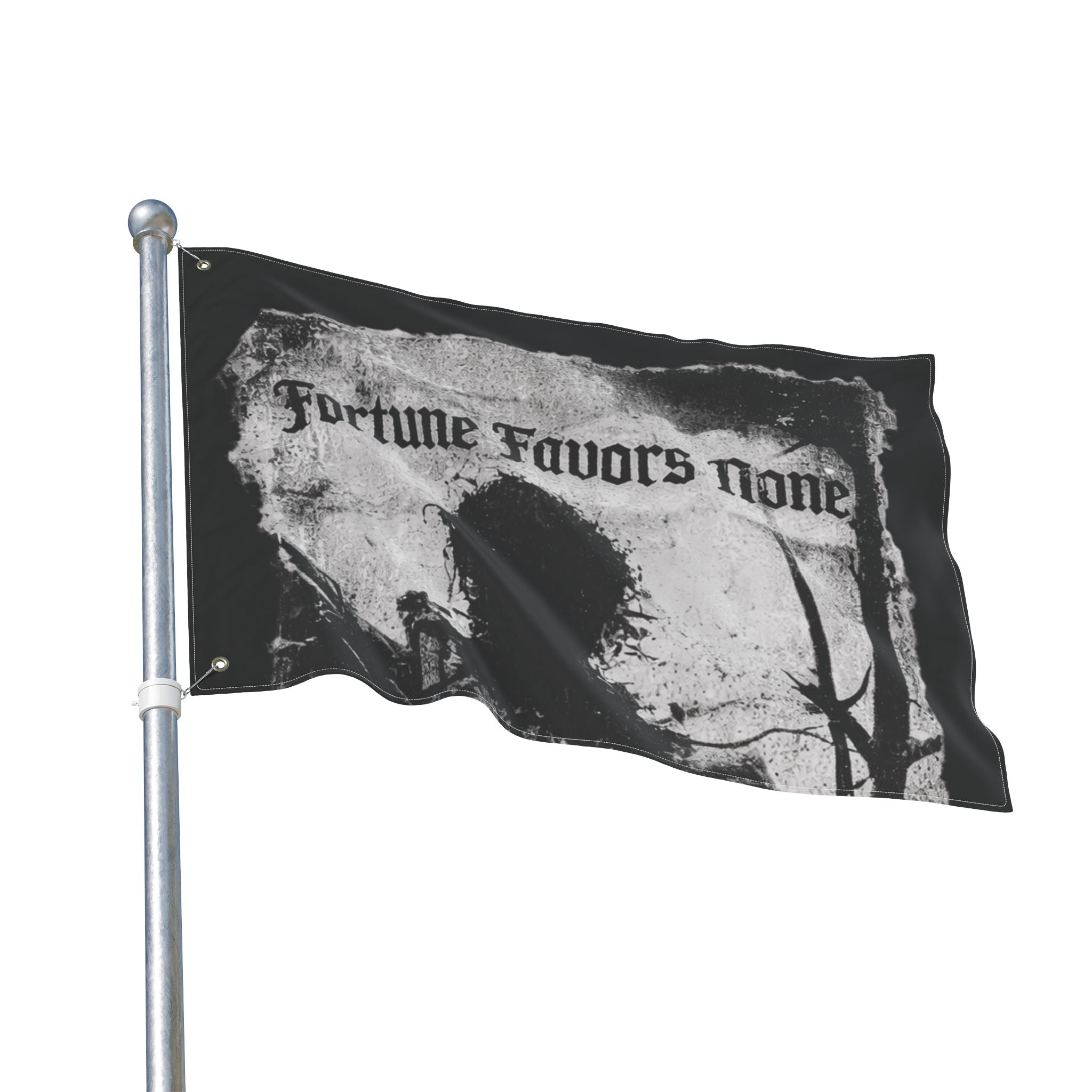 Fortune Favors None // Graphic Flag