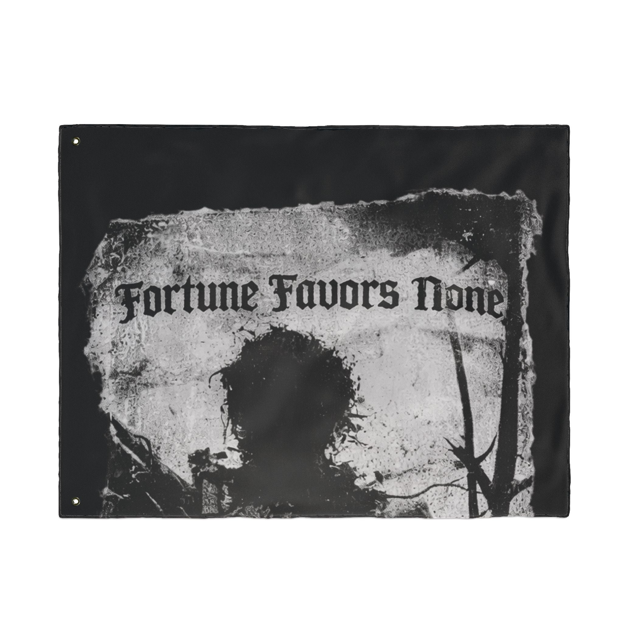 Fortune Favors None // Graphic Flag