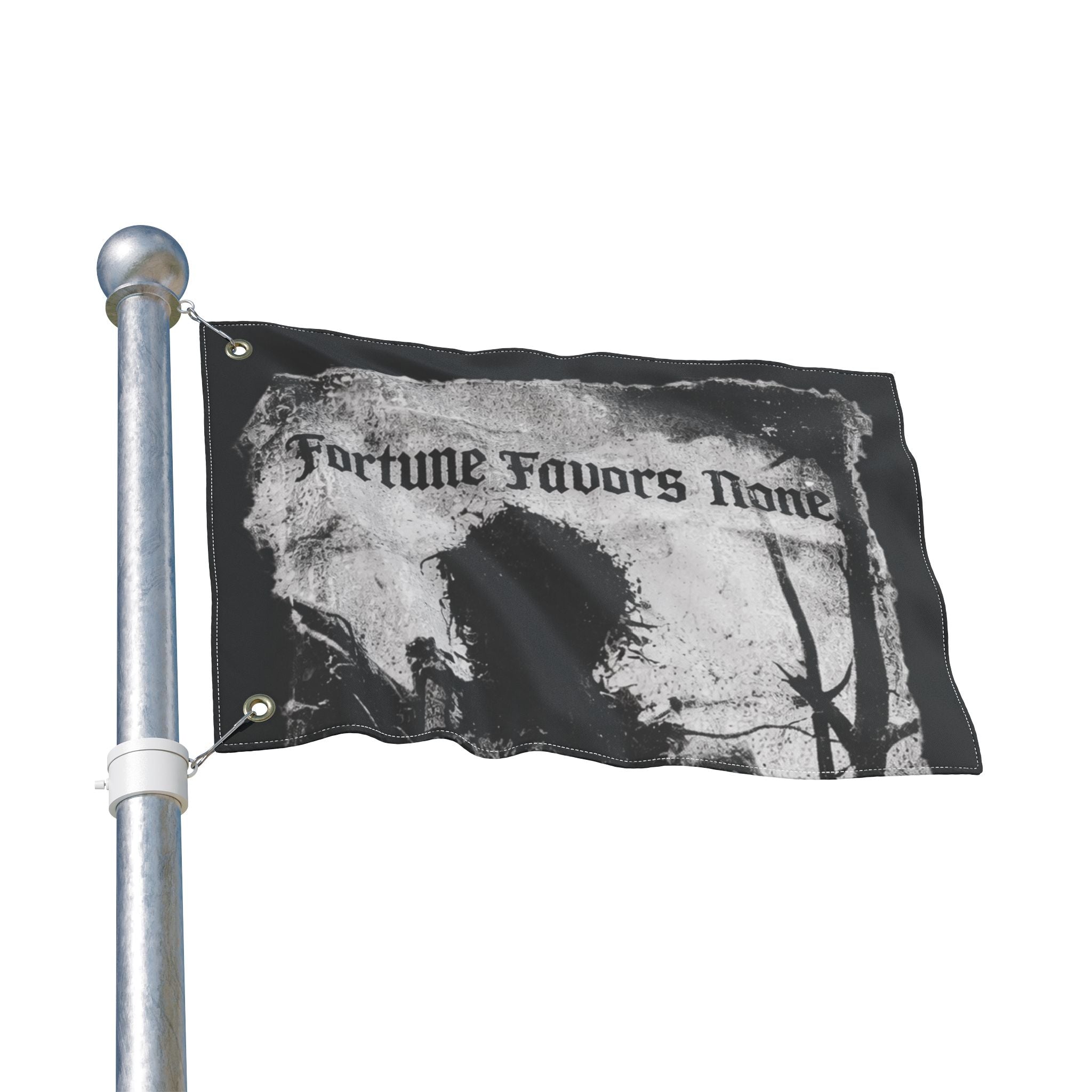 Fortune Favors None // Graphic Flag