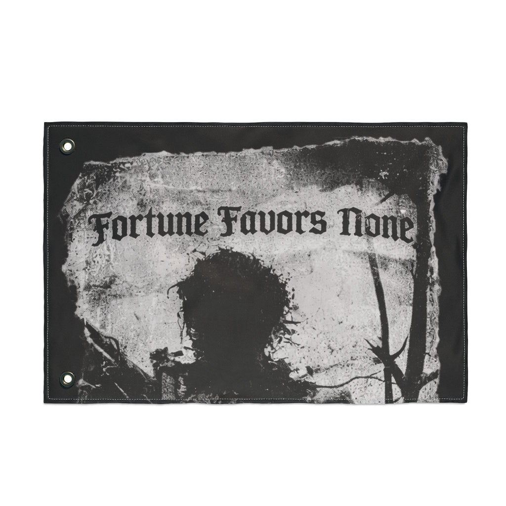 Fortune Favors None // Graphic Flag