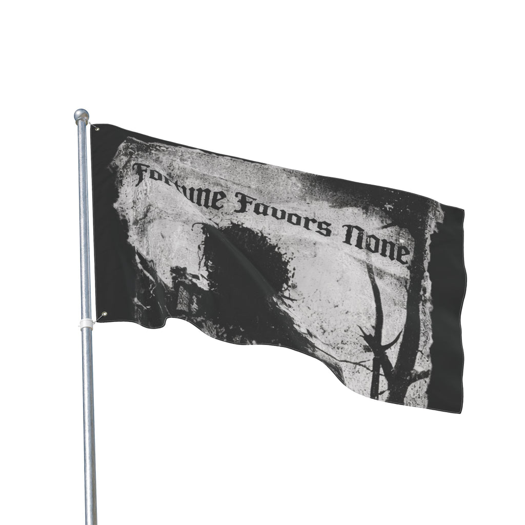 Fortune Favors None // Graphic Flag