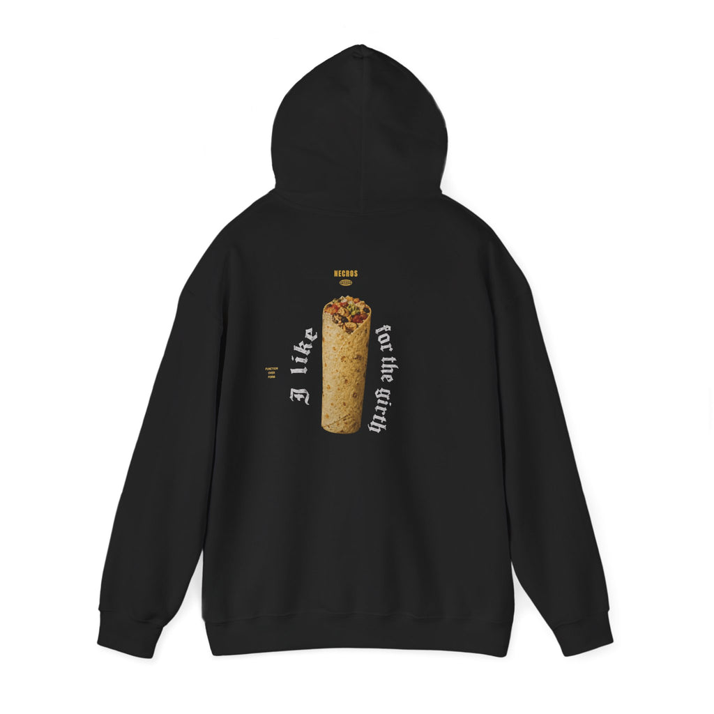 "I Like burritos for the girth” Graphic Pullover