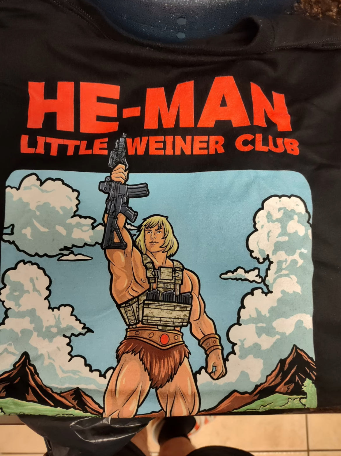He-Man Little Weiner Club Tee NECROS X CHIMERA CONCEPTS COLLAB